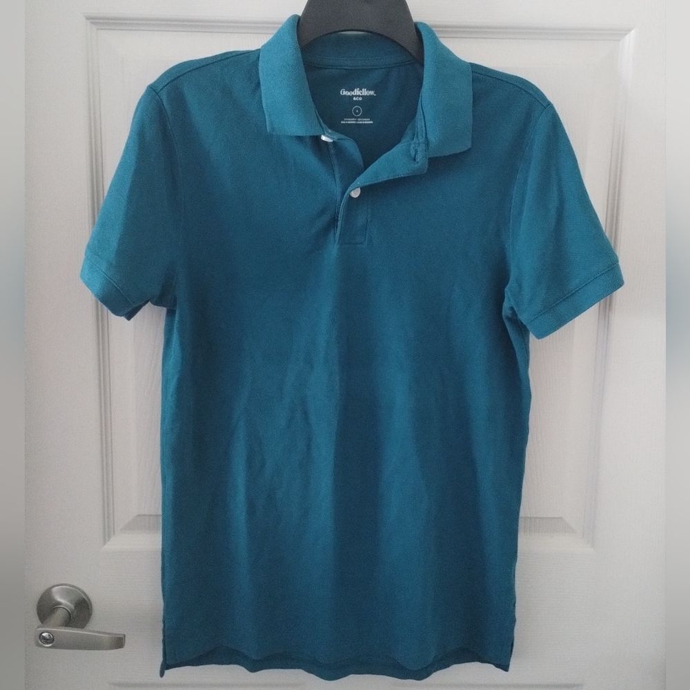 Goodfellow & Co Teal Polo Shirt Size S
